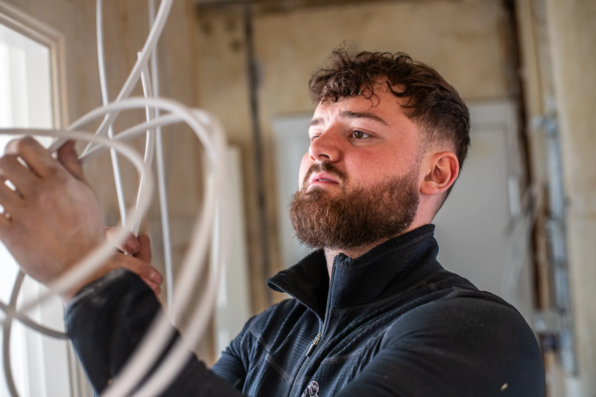 Elektriker udfører el-renovering af villa, Lundberg & Christensen København